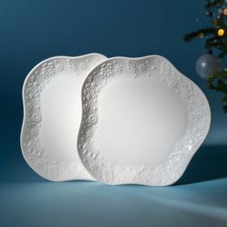 НАБОР ФИГУРНЫХ ТАРЕЛОК ЗАКУСОЧНЫХ LEFARD "NUTCRACKER" 2 ШТ. 20,5*2 СМ (КОР=16НАБ.)