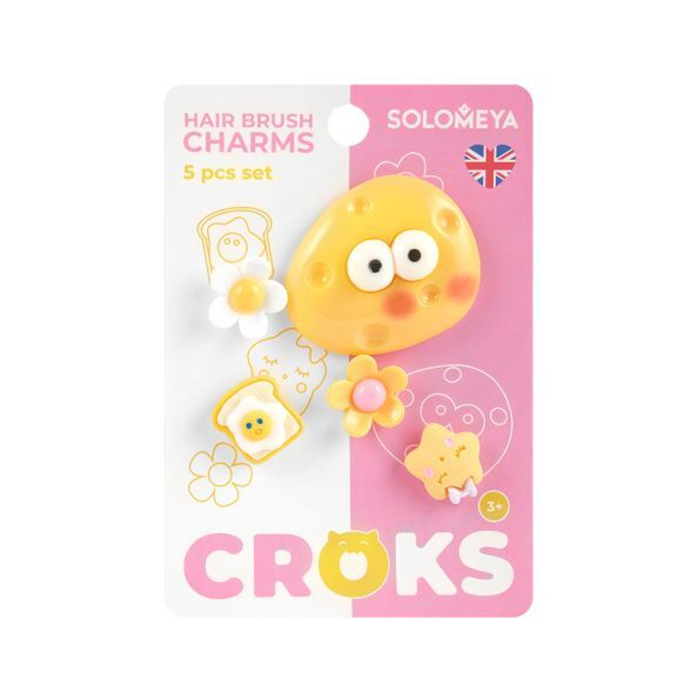 Solomeya Set of charms for hair brush набор украшений для расчески