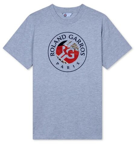 Теннисная футболка Roland Garros Toulouse Court Logo - grey