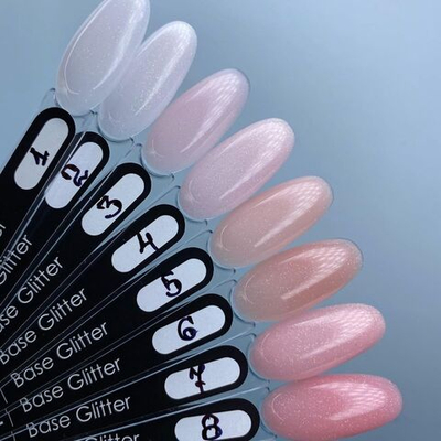 Grattol Base Rubber Glitter - База камуфлирующая 07, 9мл