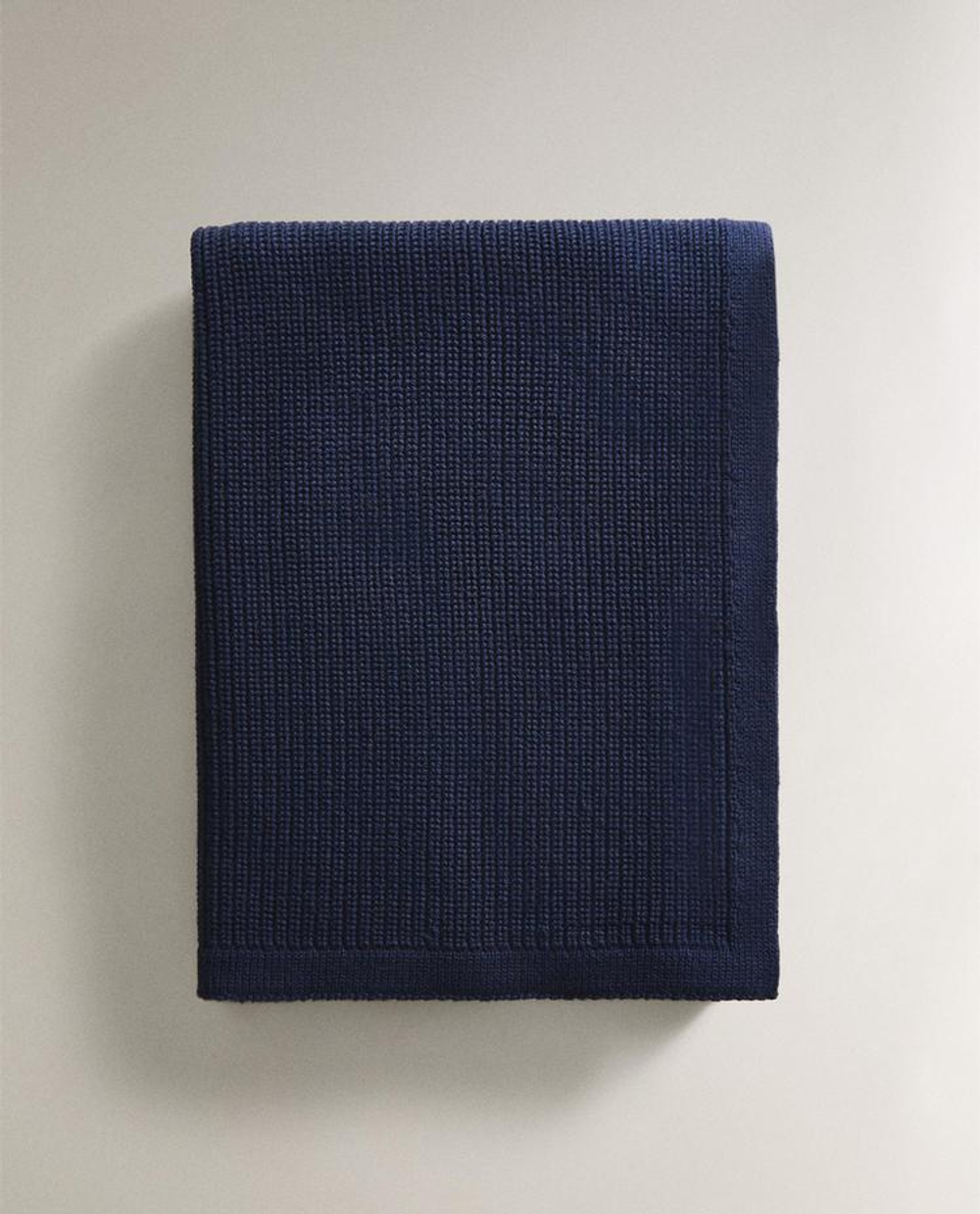 ZARA HOME ДЕТСКИЙ ОДНОТОННЫЙ ПЛЕД, СИНИЙ