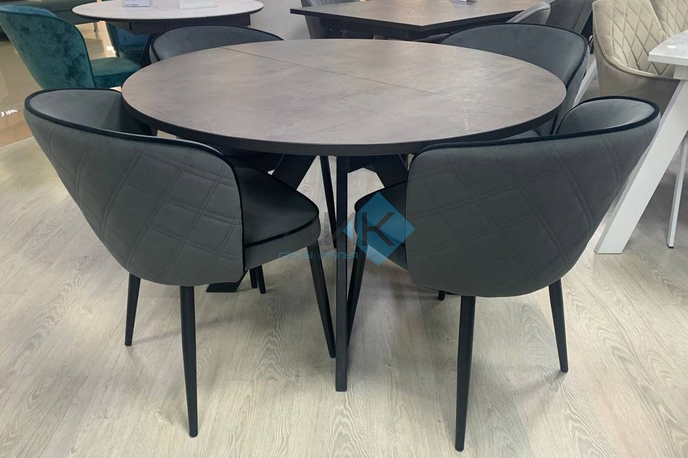 Стол DikLine RD120 опоры чёрные