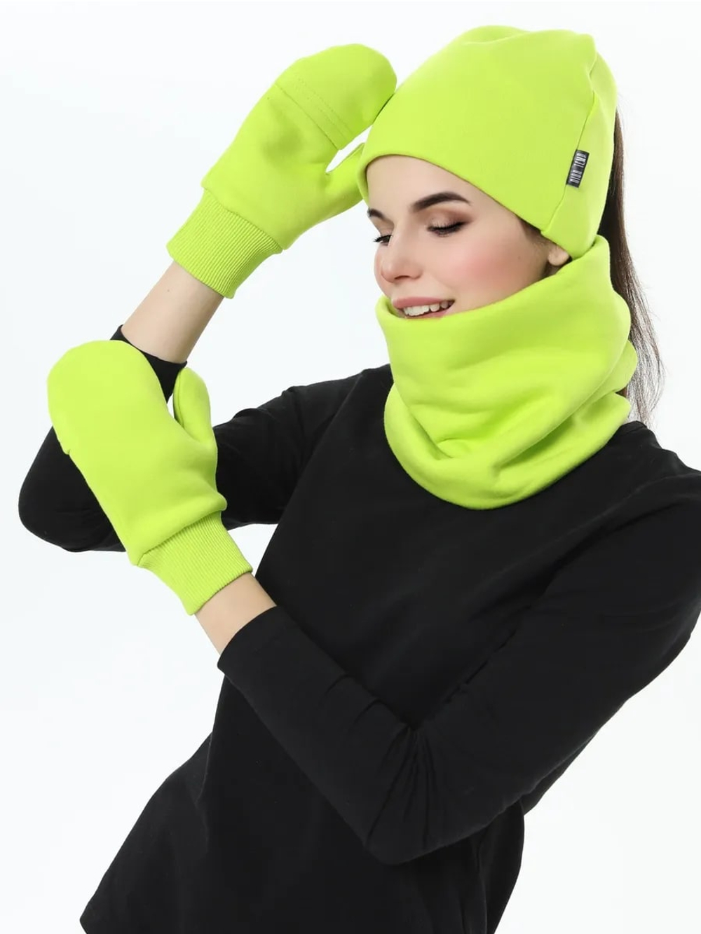 Снуд унисекс из футера с начесом