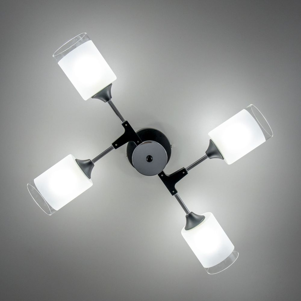 Citilux Эрик CL136145 Люстра потолочная Чёрная