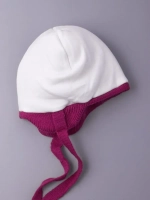 Шапка для девочки зимняя вязаная с ушками