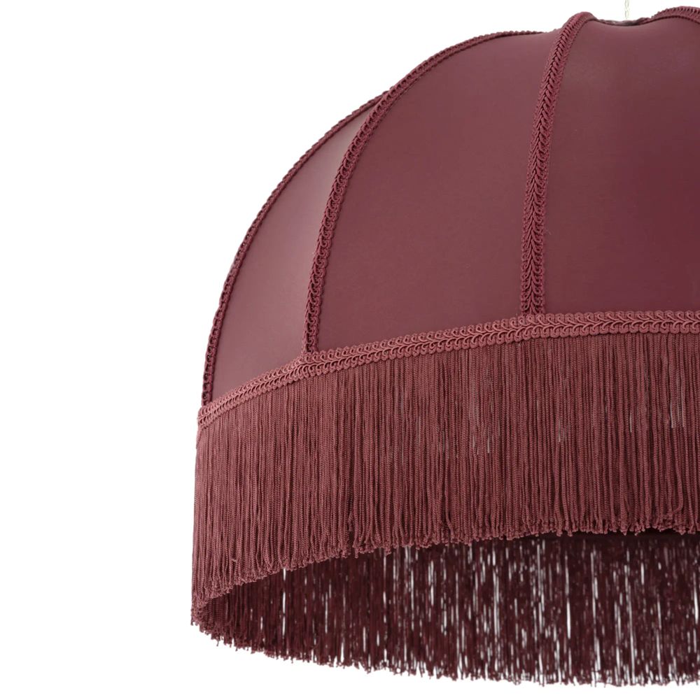 Citilux Базель CL407033 Подвесной светильник бронза с красным абажуром