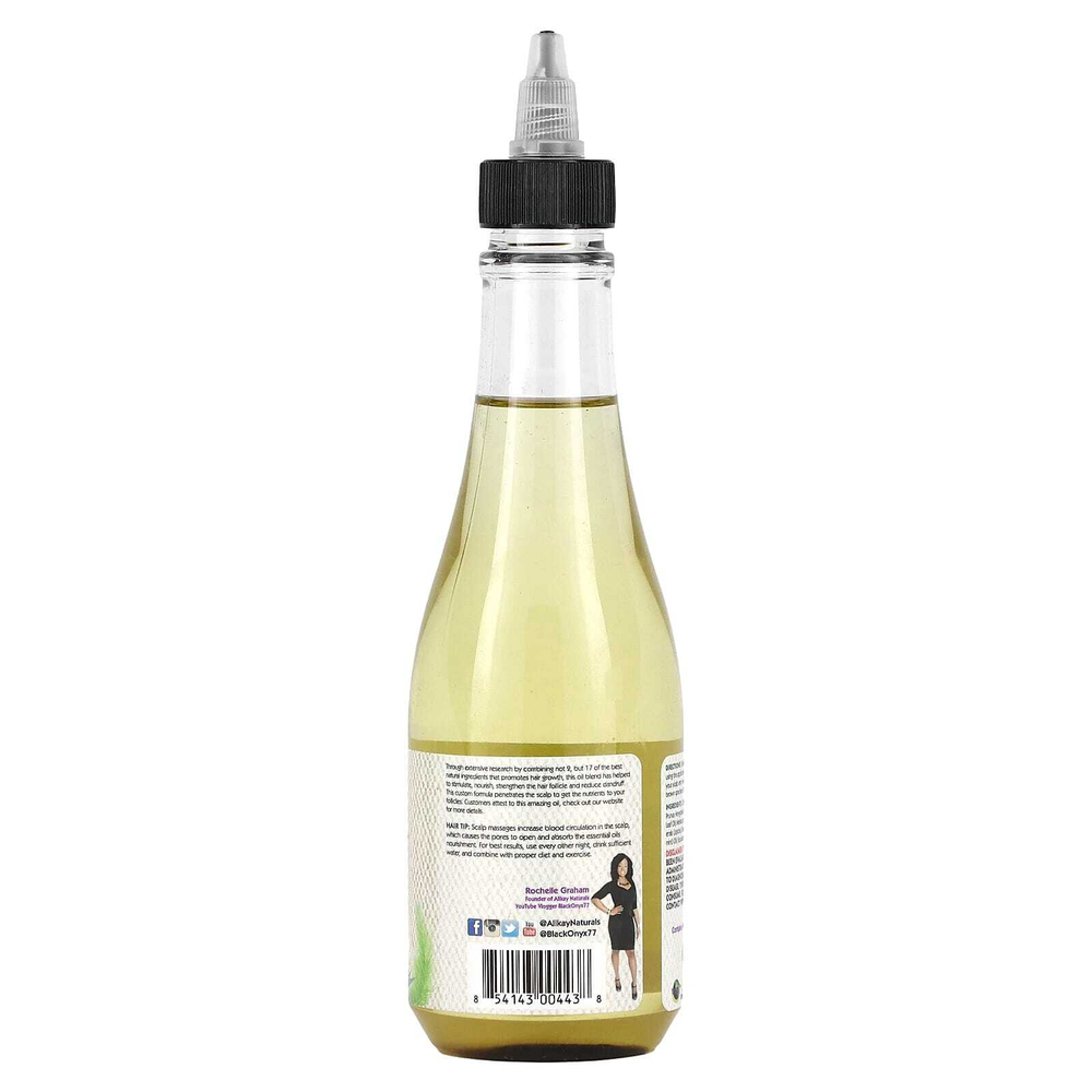 Alikay Naturals, Essential 17, масло для роста волос, 237 мл (8 жидк. унц.)