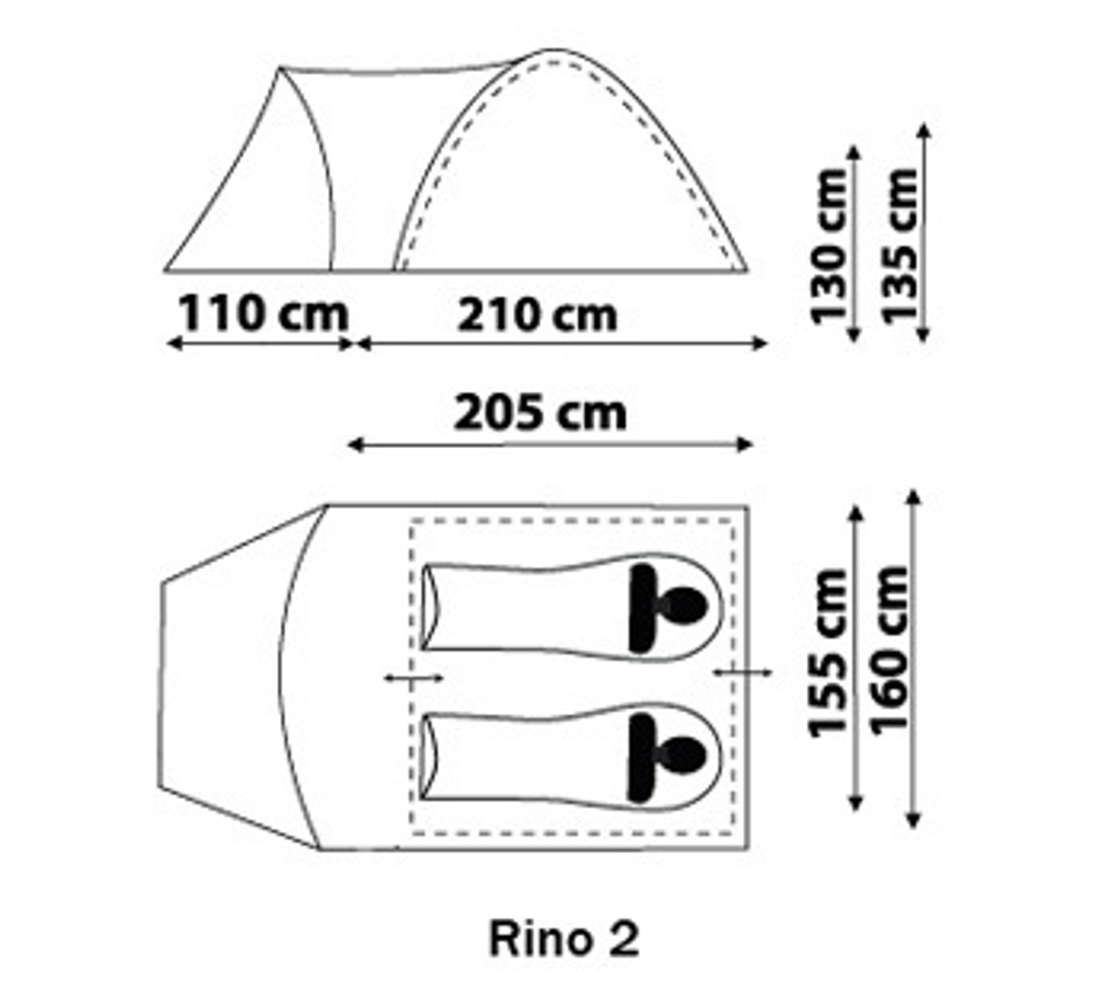 Палатка RINO 2