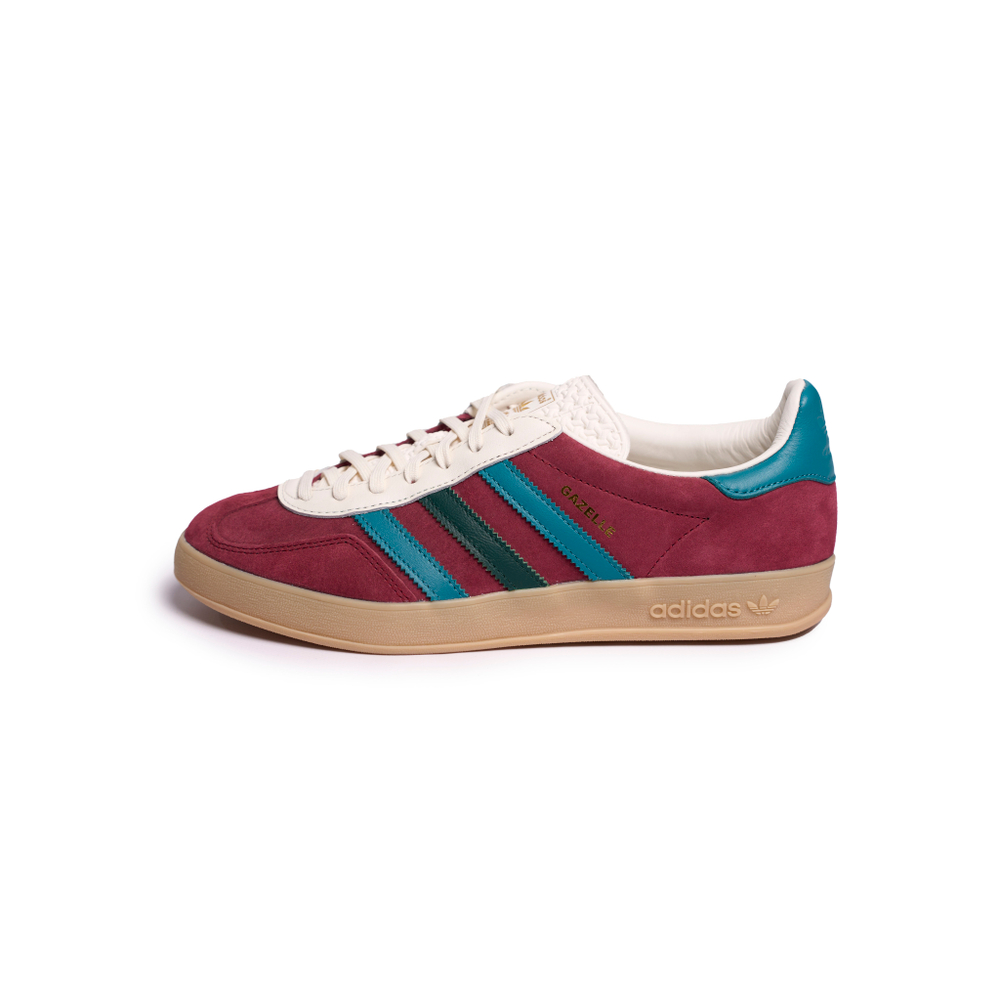 Adidas Gazelle Indoor "Collegiate Burgundy Green"