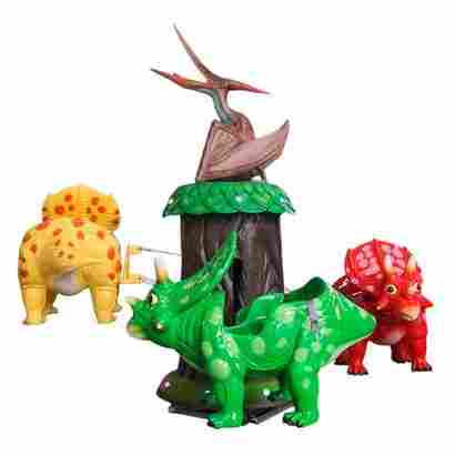 Карусель-аттракцион «Мир Динозавров», 4×4×3,5 м