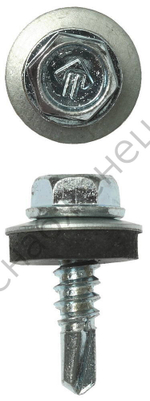 ЗУБР СКМ 19 х 5.5 мм, кровельный саморез, цинк, 500 шт (4-300315-55-019)