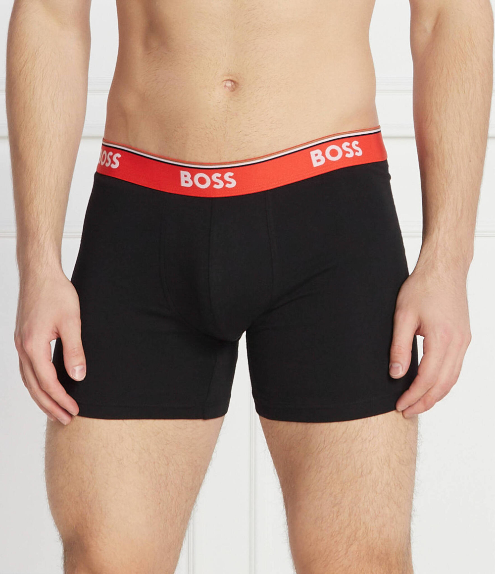 Трусики-боксеры 3шт. BoxerBr 3P Power BOSS BLACK - черный(50499441)