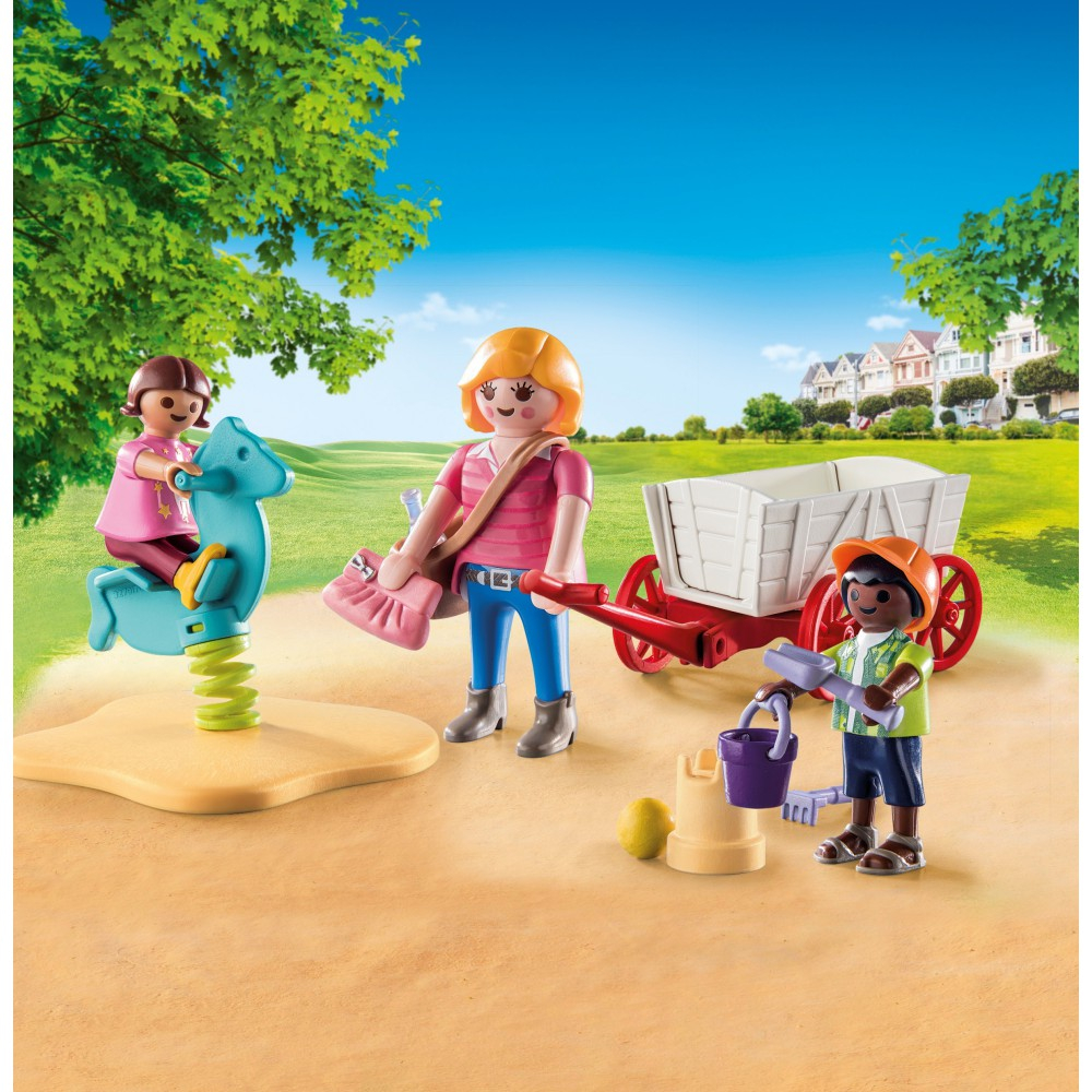 Playmobil - City Life Няня с коляской 71258