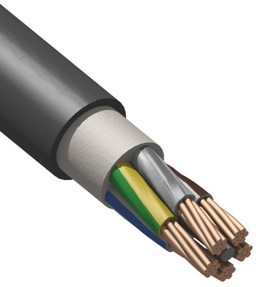 Кабель медный силовой в ПВХ изоляции ВВГнг(А)-LS 5х16-0,66 (мк) ГОСТ