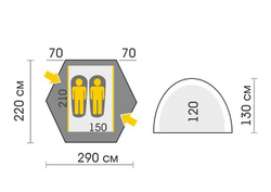 Палатка Talberg Space 2 [TLT-012]