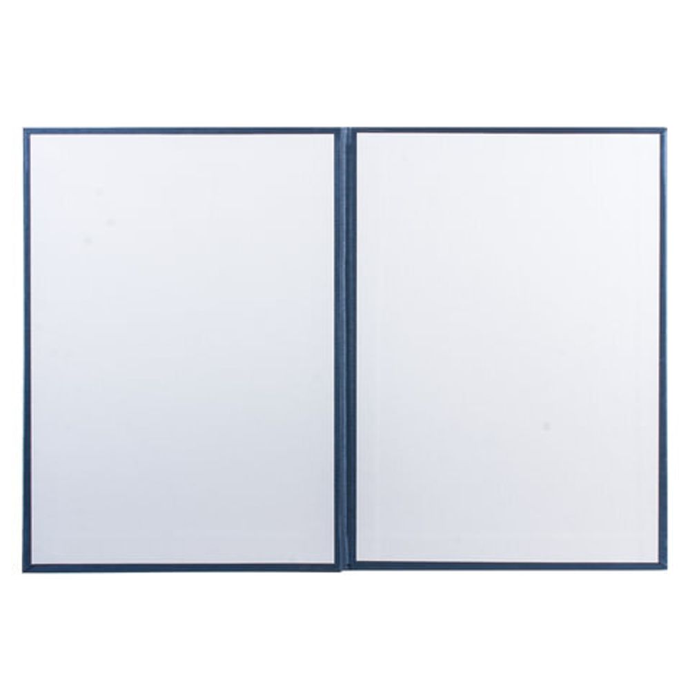 Папка адресная балакрон с гербом России, формат А4, синяя, ПМ4002-104