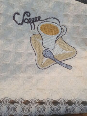 Мерн.лос.Крупная вафля  42*64 арт.5808Н "Кофейная чашка"