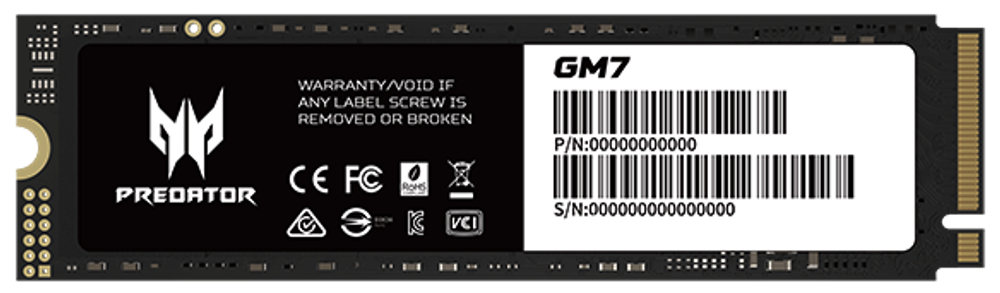 Накопитель SSD M.2 2280 Acer BL.9BWWR.119 2000 ГБ