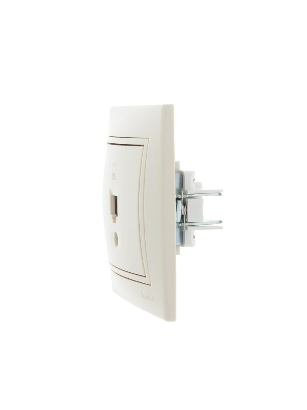 Розетка компьютерная 1-м СП Mira RJ45 крем./крем.. LEZARD 701-0303-139