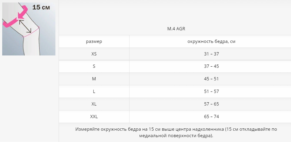 Ортез коленный genu recurvatum M.4 AGR G051 Medi жесткий, регулируемый