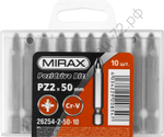 MIRAX PZ 2, 50 мм, 10 шт, Биты (26254-2-50-10)