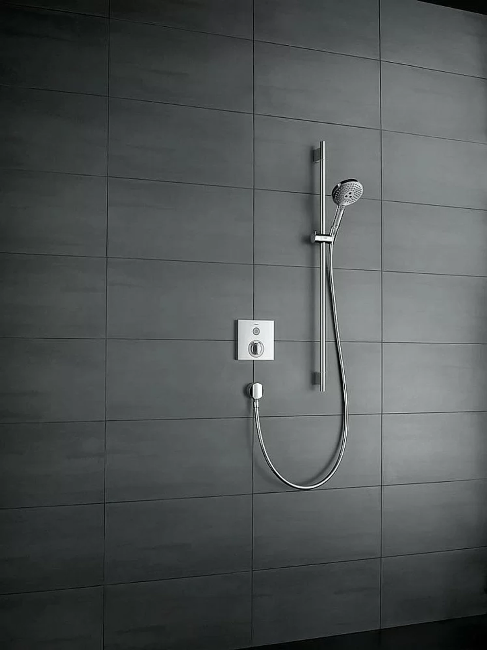 Душевой гарнитур Hansgrohe Raindance Select S 120 /Unica‘S Puro 26631400 белый/хром