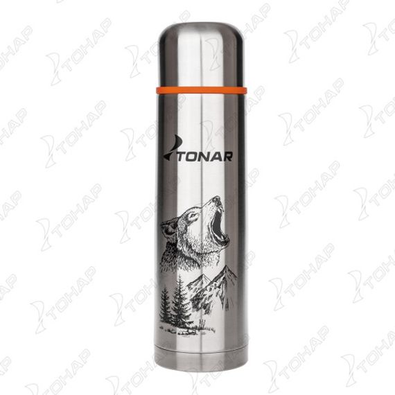 Термос (HS.TM-050-W) 1000ML Волк TONAR