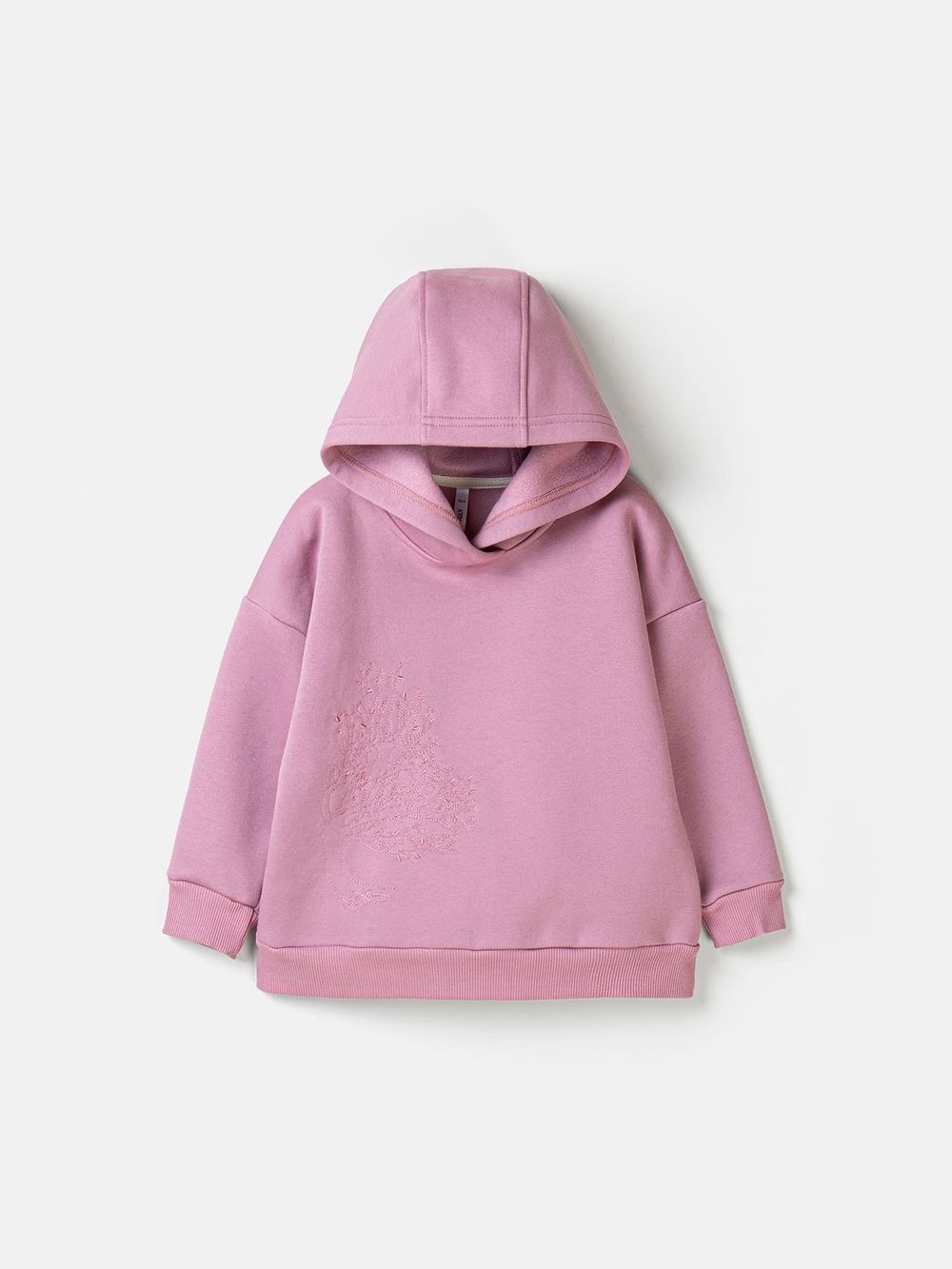 Костюм с худи "Орхидея" с вышивкой утепленный