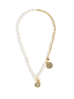 Колье "Medal pearl" Gold