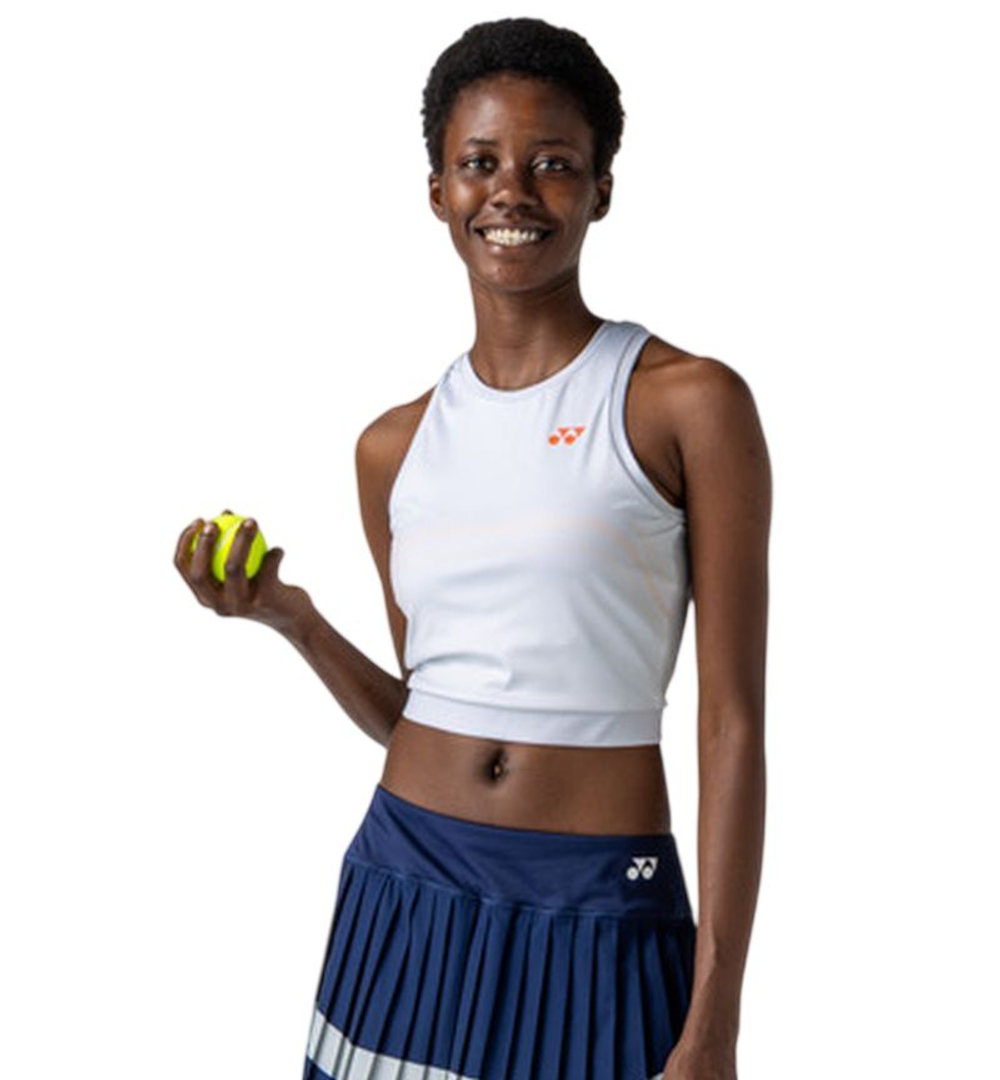 Женский топ теннисный Yonex RG Tank - silver grey