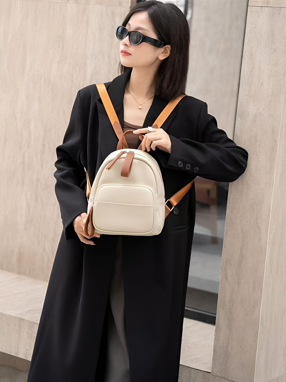 женский рюкзак из натуральной кожи