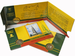 10 рублей Тверская область 2005 год в буклете . UNC