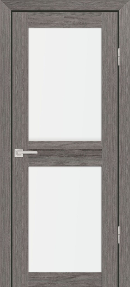 Дверь PS-04 / Цвет Грей Мелинга / белый сатинат / Двери PROFILO PORTE