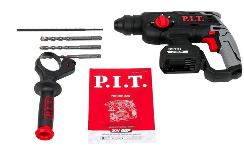 ЕАС Перфоратор  АККУМ. PBH20H-22B SOLO (бесщет. 20В,1,8Дж,3-х реж,бур 24мм, sds-plus,коробка)