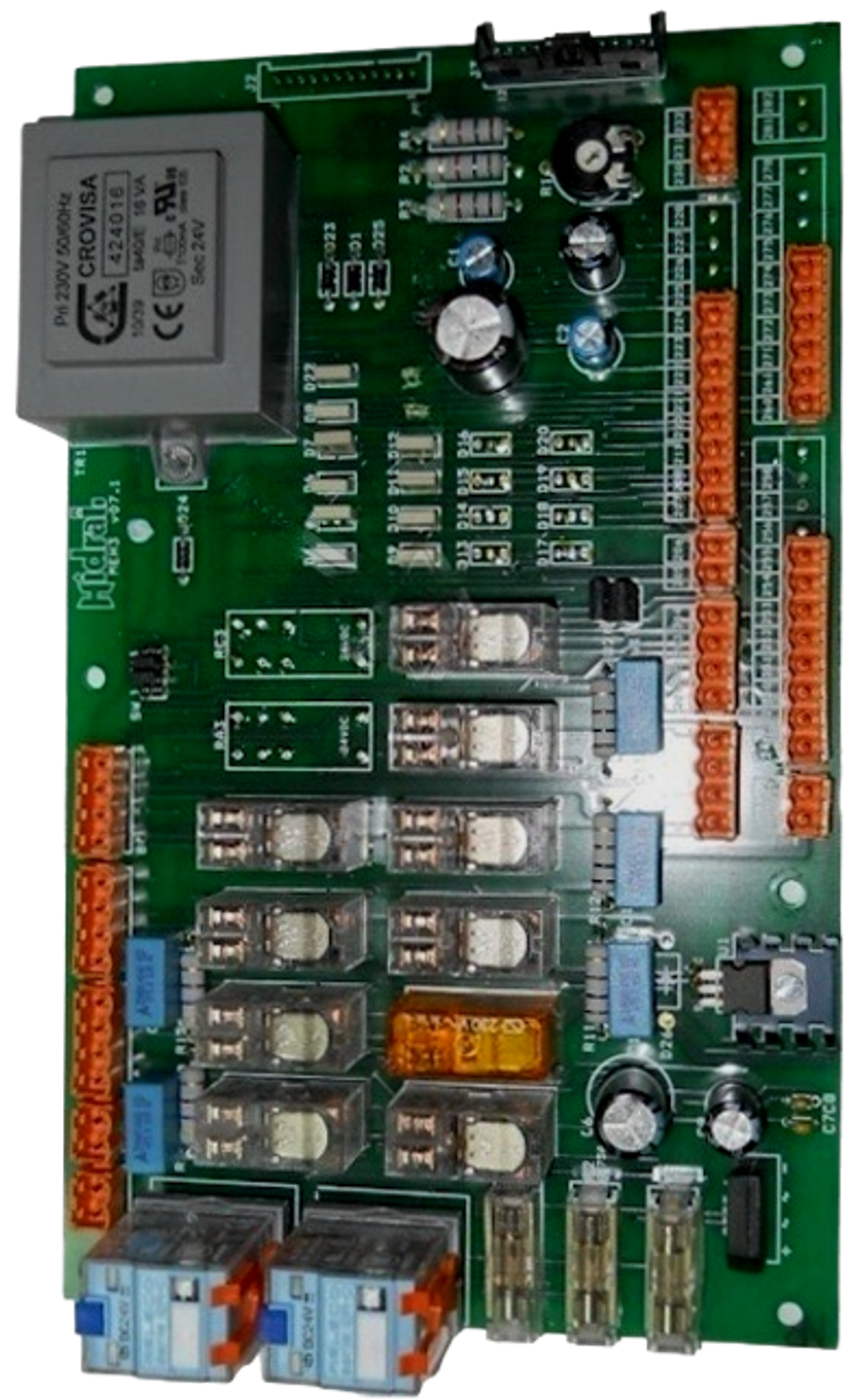 Плата MEH3 BASE V07.1/4-P/AC/ (PCB) HIDRAL.