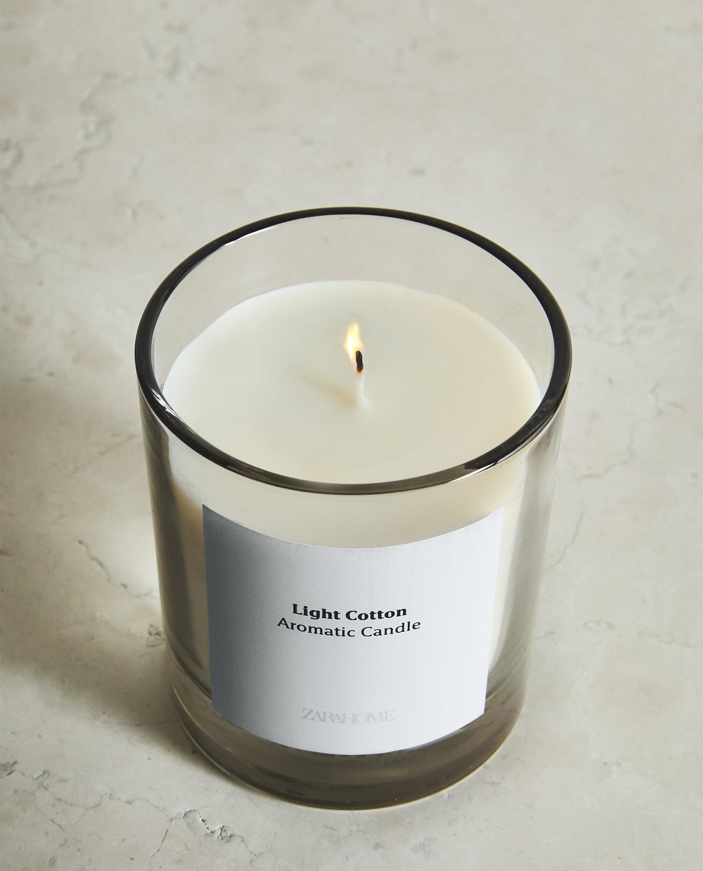 Zara Home - Ароматическая свеча light cotton, 200 г