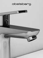 Смеситель для раковины Abelsberg Lineara UNF23508CH, глянцевый хром
