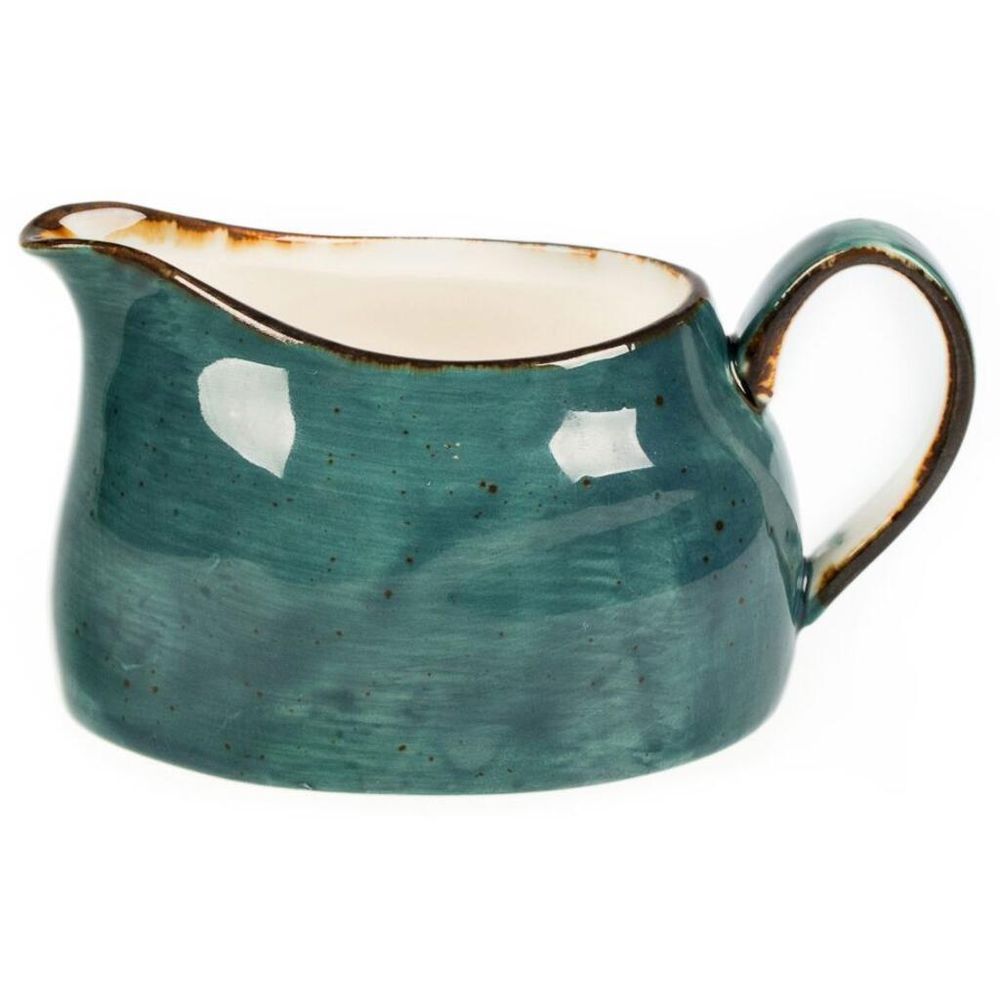 Соусник 200 мл 12*5,8 см с ручкой фарфор Green Sea Fusion P.L. Proff Cuisine [1]