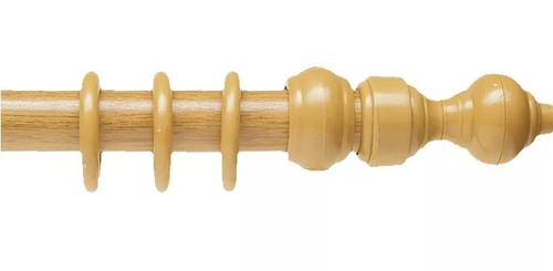 Карниз КАНТРИ + У шина 2,,8  м ЯСНЫЙ ДУБ