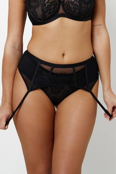 AIDA BLACK Пояс для чулок SUBTILLE