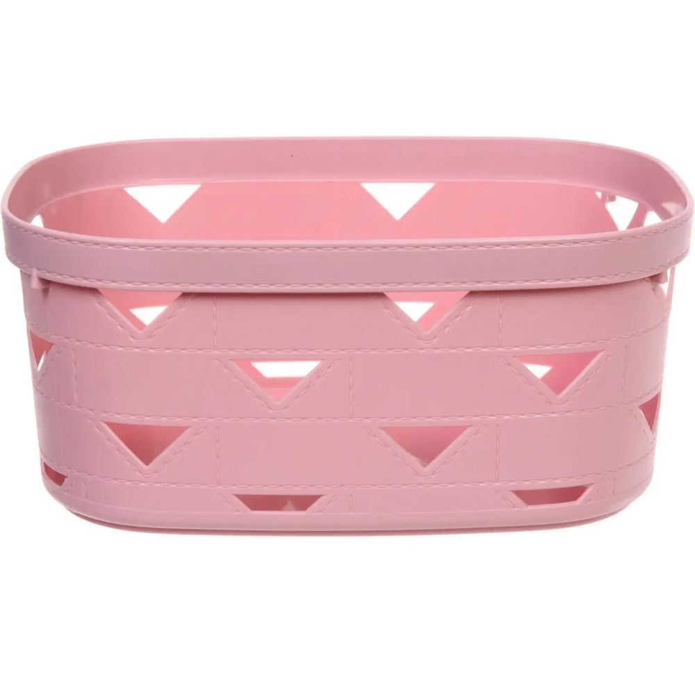 Корзинка для хранения «ЭНИГАРТ», цвет пудровая роза, 30*20.6*13.3см