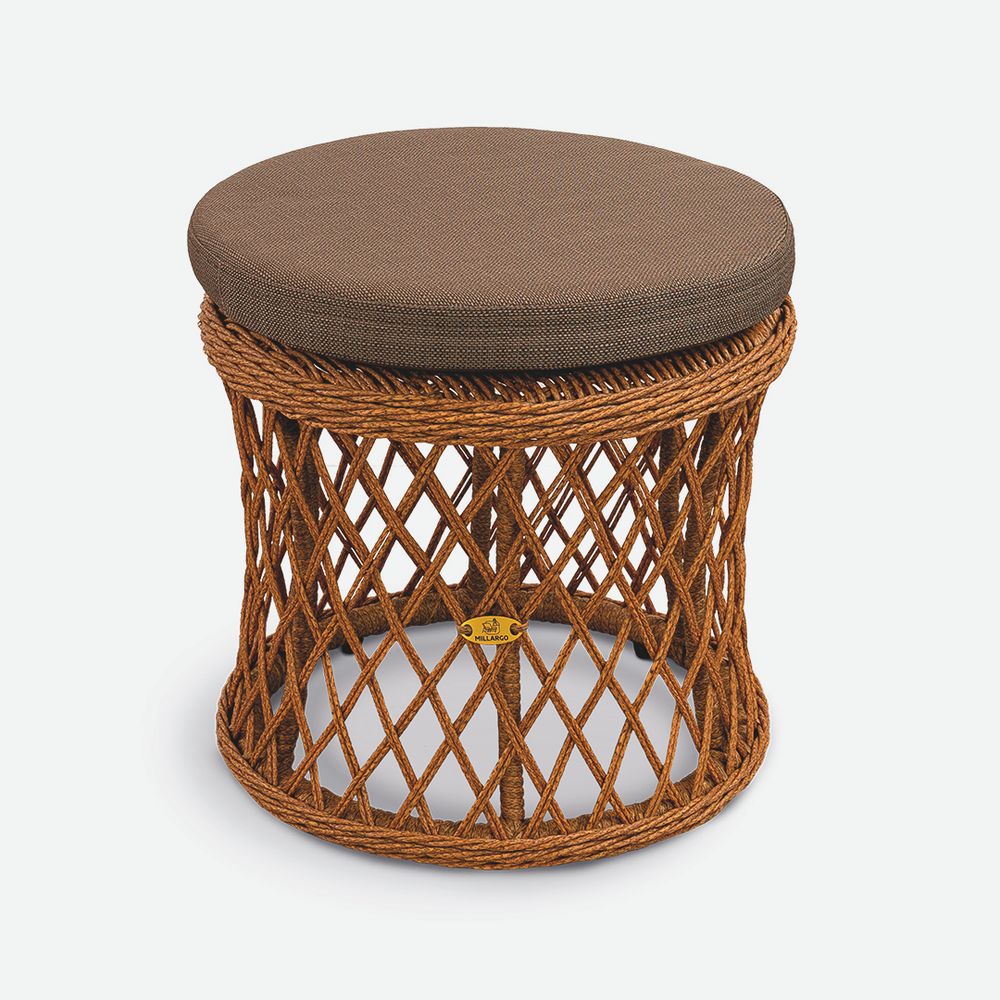 Пуф Nova  Американский орех, RAL 8011, Mossle 295