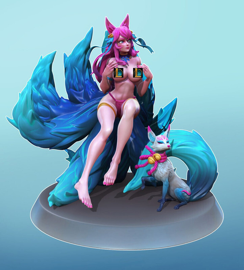 Ари Ahri  kitsune League of Legends Лига Легенд lol Коллекционная Фигурка Аниме