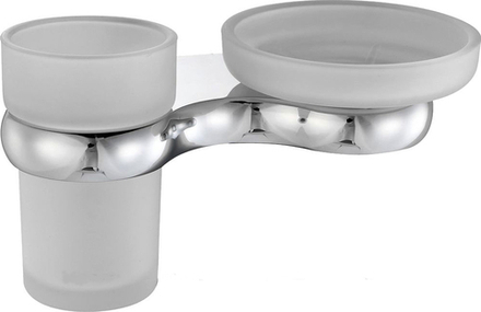 К-6826 Держатель стакана и мыльницы.хром WK