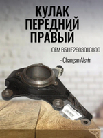 Кулак передний правый B511F2603010800 для Changan Alsvin