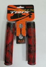 Грипсы TRIX, для BMX, резиновые, 166мм, противоскользящие, двухцветная комбинация, черно-красный