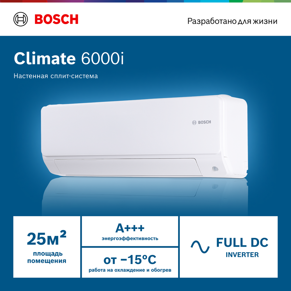 Сплит-система инверторного типа BOSCH Climate 6000i
