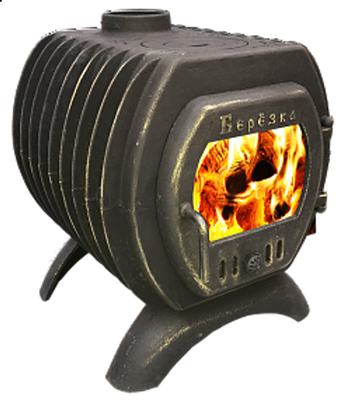 Печь чугунная отопительно-варочная "Берёзка 200"