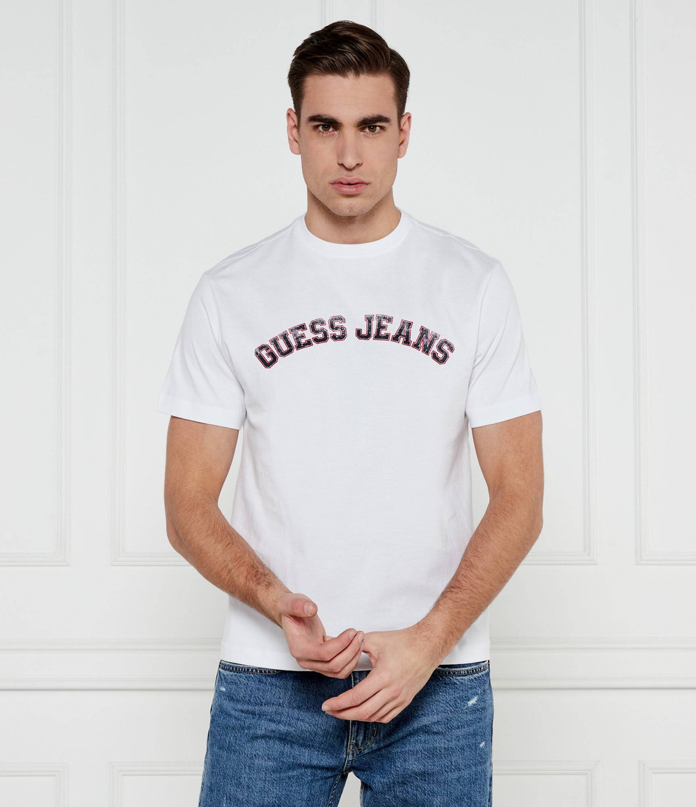 Футболка COLLEGIATE Guess Jeans - белый(M5RI75 K8FQ4)