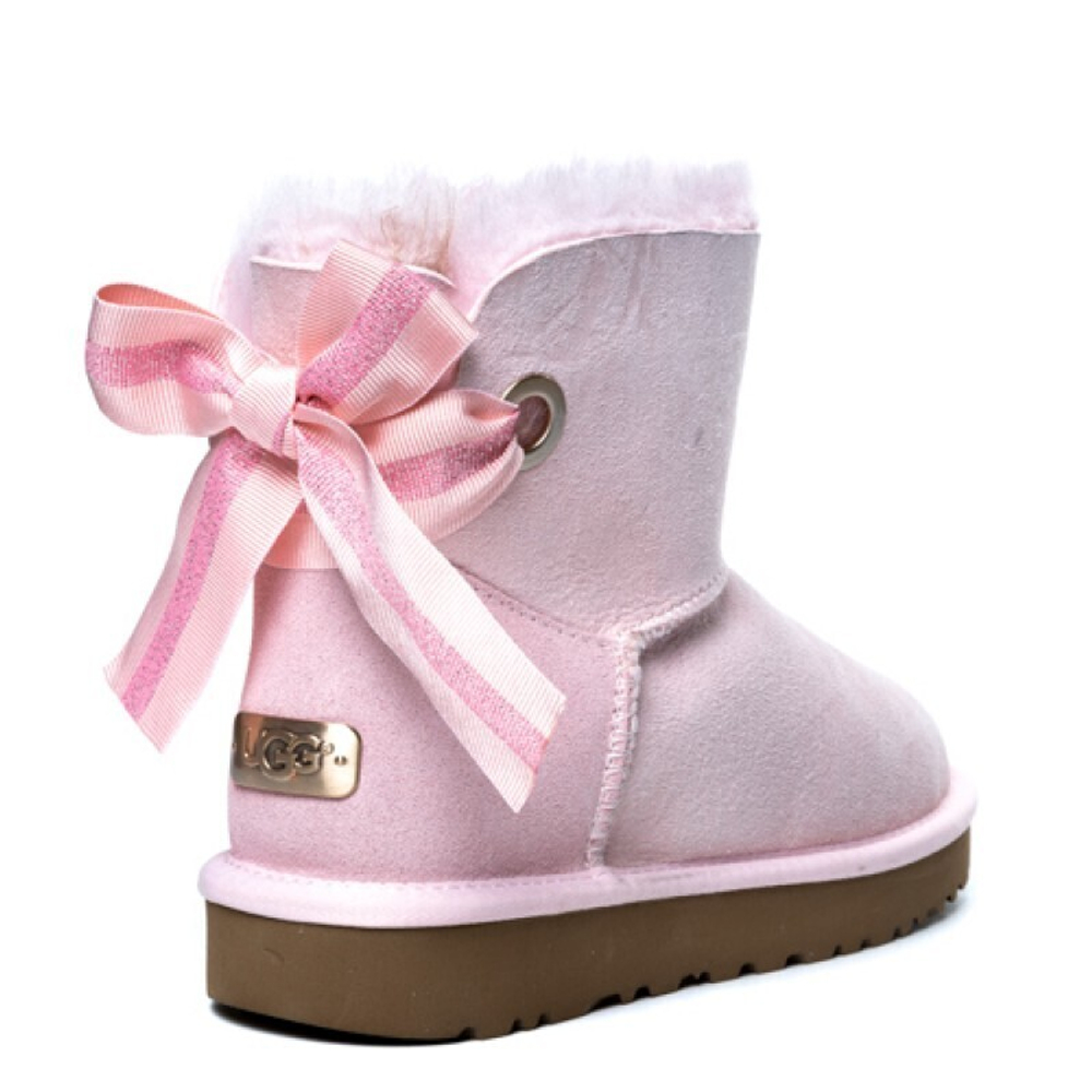 Угги Bailey Bow Mini Customizable Pink